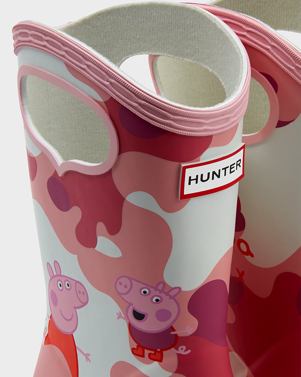 Gummistövlar Barn - Hunter Original First Peppa Pig Grab Handle - Rosa - 103475-QMV